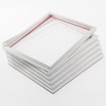 6x 43T Screen Printing Frames 78x61cm A2 + Frame Large Format Silkscreen Sieves