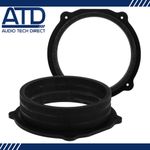 MDF Front 200mm 8" Speaker Adaptors Rings Spacers Collars for Audi Q7 TT Car