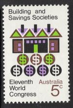 AUSTRALIA SG430 1968 BUILDINGS & SAVINGS SOCITIES CONGRESS MNH