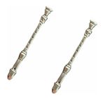 2 x Recorder  (Music) Handcrafted From English Pewter Pin Badges-PAG