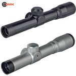 SMK 2x20 Telescopic Pistol Scope Sight Crossbow 1" Tube Long Eye Relief