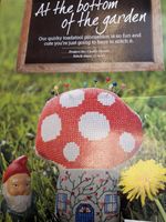 Charlie Moody Mini Toadstool Pincushion Design cross stitch chart only / L3