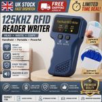 125KHz RFID Copier Reader Writer Duplicator EM4100 T5577 Key Fob Card Cloner UK