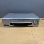 VHS Player Bush VCR906SIL VCR Video Cassette Player No Remote Working FREE P&P