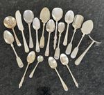 Vintage Silver Plate Assorted Spoon etc. Bundle/Job Lot