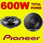PIONEER 600W TOTAL 3-WAY 6.75 INCH 17cm CAR DOOR/SHELF COAXIAL SPEAKERS PAIR