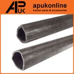 PTO Inner & Outer Tube Set Triangle Profile 1m 12508 & 12507 Tractor Implement