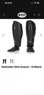 Windy Muay Thai Shin Guards Double Padded size S Shinguards MMA Shin Pads