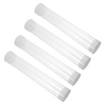 Reusable Plastic Golf Ball Display Tube with Easy Access Lid
