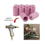 10Pieces Sand blasting Gun Nozzles SandBlaster Replacement Cylinder Ceramic Tips
