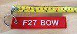 F27 Bow -  keyring (London Fire Brigade)