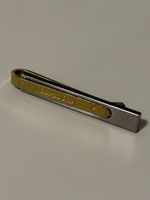 Authentic Christian Dior Tie Clip Gold Tone