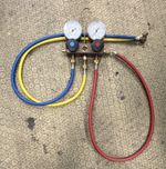REFCO BM 2-Valve Manifold Gauge & Hose Set Pressure/Charging R290 , R600 