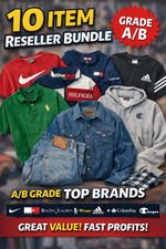 10x Branded Clothing Reseller Bundle – Nike, Tommy, Ralph, Adidas– Grade A/B