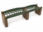 OO Gauge Twin Span Girder Bridge with Brick Piers – Model Railway Bridge