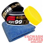 SOFT99 DARK AND BLACK WAX 00010 -CARNAUBA GLOSS PAINT PROTECTION FOR DARK PAINTS