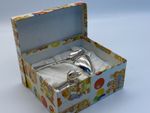 Vintage Christening Set Egg Cup Spoon Napkin Ring Silver Plated Sheffield Boxed