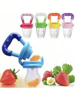 Baby Fruit Feeder Pacifier Silicone Infant Teething Feeding Toy