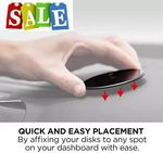 2x Dashboard Dash Disc Disk Plate For Sat Nav Tomtom Garmin GPS Mount Holder