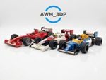 LEG0 F1 Icons 3D printed Wheels & Tires for all Icon cars (Over 2000 Sets sold)