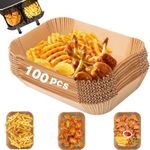200PC Air Fryer Liner Disposable Paper Liner Non Stick Parchment for Ninja Dual