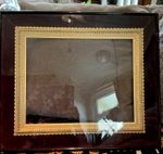 Antique Show Frame Velvet Border With Gilt Frame In Side Stunning Rare Frame