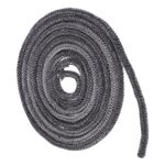 6mm 2.2m Fiberglass Fire Rope Stove Door Gasket Fire Resistant Seal Material