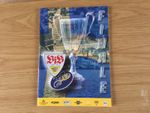 PROGRAMME E.C.W.C. FINAL IN STOCKHOLM 1998 STUTTGART V CHELSEA (RARE)
