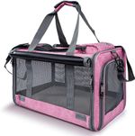 Fabric Dog Crate Cat Puppy Pet Carrier Travel Portable Kennel Cage House UK