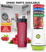 Breville Blend Active VBL246 Spare Parts Bottle Blade Lid Motor Base 300ml 600ml