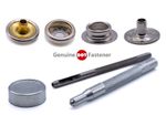 Snap fastener press studs kit DOT marine grade brass nickel canvas to canvas