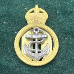 Merchant Navy Petty Officer Cap Badge Brass KC