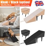 Dog Step with Footrest Stool Foldable Dog Vehicle Stair for Senior Animal