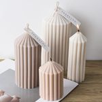 Silicone Candle Mold - 3D DIY Home Decor Craft Supplies for Candles