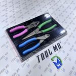 Snap-on Tools USA NEW 3pc Assorted Colors Plier Cutter Needle Nose Set PL306ACF