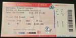 Blackburn Rovers vs Manchester United Premier League 2008/09 Match Ticket 