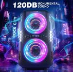 W-KING T9-PRO 250W Bluetooth Party Speaker – 120dB Sound, Deep Bass, Waterproof