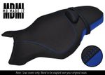 FITS YAMAHA MT 10 16-24 DUAL CUSTOM GRIP VINYL SEAT COVER DSG3 BLACK & BLUE