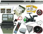 Beginners Starter Coarse Fishing Kit Set - 10ft Carbon Rod, Reel Seat Box Tackle