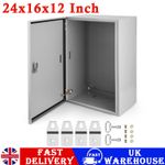 Outdoor Electrical Box 24x16x12 Inch Steel Junction Box Universal Enclosure Box