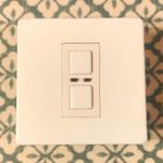 LightwaveRF MASTER JSJSLW400WH RF Wireless Dimmer Wall Switch White