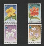 St Lucia 1996 Xmas, Flowers, UM/MNH SG 1156/9