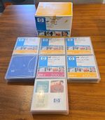 HP LTO-2 Ultrium  Three 400GB Data Cartridge C7972A two 200GB & HP Cleaning Cart