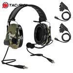 Tactical for TACSKYC3 Dual Comm Hearing Protection Headset for Airsoft+PTT