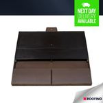 Plain Roof Tile Vent | Ventilation For Clay/Concrete Tiles - BROWN