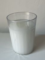 Health Edco Glass Milk Fake Display Prop Realistic