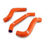 KTM 250 SX-F  2023-26  3 Piece Samco Sport Silicone Coolant Hose Kit - ORANGE