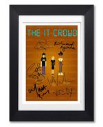 IT CROWD CAST SIGNED POSTER PRINT TV SERIES SHOW SEASON PHOTO AUTOGRAPH GIFT