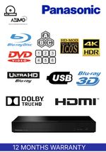 Panasonic DP-UB150 EBK Ultra 4K  MULTI REGION DVD 1-6 ABC Blu-ray player
