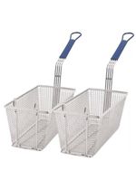 4 Commercial Frying Fryer Basket Chip Fish Takeaway 340x165x150mm Pitco-imperial
